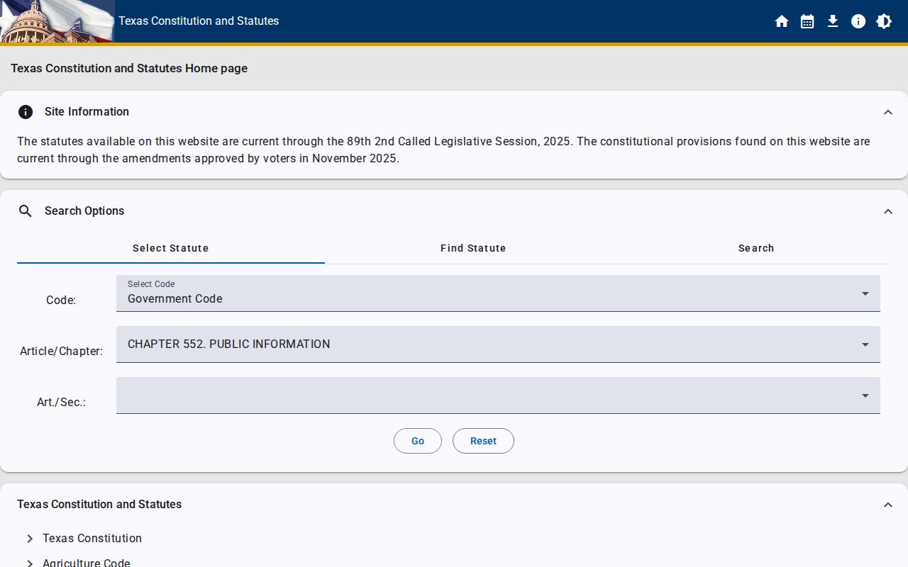 Texas public records source for Shackelford County 24 hour release records